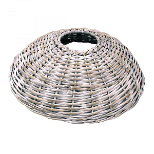 Корзина из ротанга под елку Nordic Kobo white washed