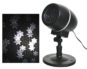 Новогодний led-проектор снежинки LED Laser Projektor Flocken
