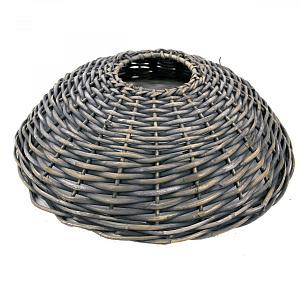 Корзина из ротанга под елку Nordic Kobo grey washed