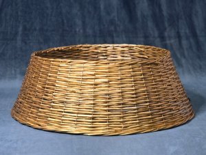 Корзина под елку из ротанга Kaemingk (80x28 см, золото)
