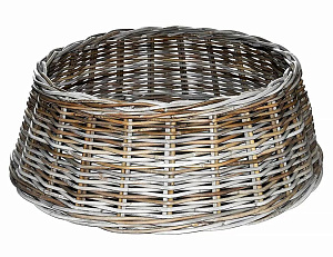 Корзина из ротанга под елку Kerstboomhuls XL antique grey