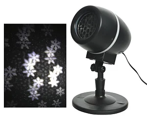 Новогодний led-проектор снежинки LED Laser Projektor Flocken