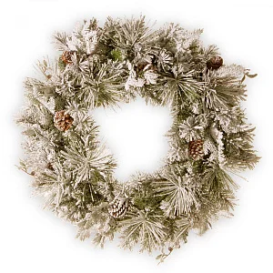 Венок рождественский Snowy Bedford Pine