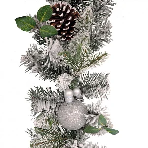 Гирлянда из искусственной хвои Poway decorated 183 см.