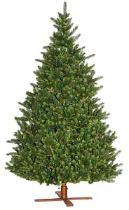 Ель новогодняя Kentucky PE Deluxe на деревянной подставке