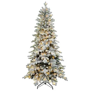 Ель заснеженная Ariana LED с встроенной гирляндой