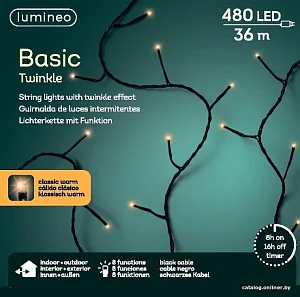 Гирлянда Lumineo Basic 480 Led 36 м, 494185