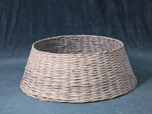 Корзина под елку из ротанга Kaemingk (80x28 см, серый)